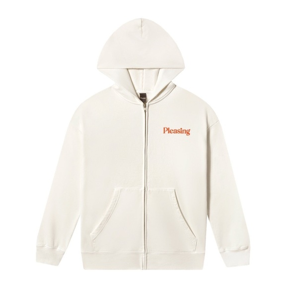 Pleasing Other - Pleasing Sweatshirt White The AstroMilk Man Zip Up Hoodie Size XXL Harry Styles
